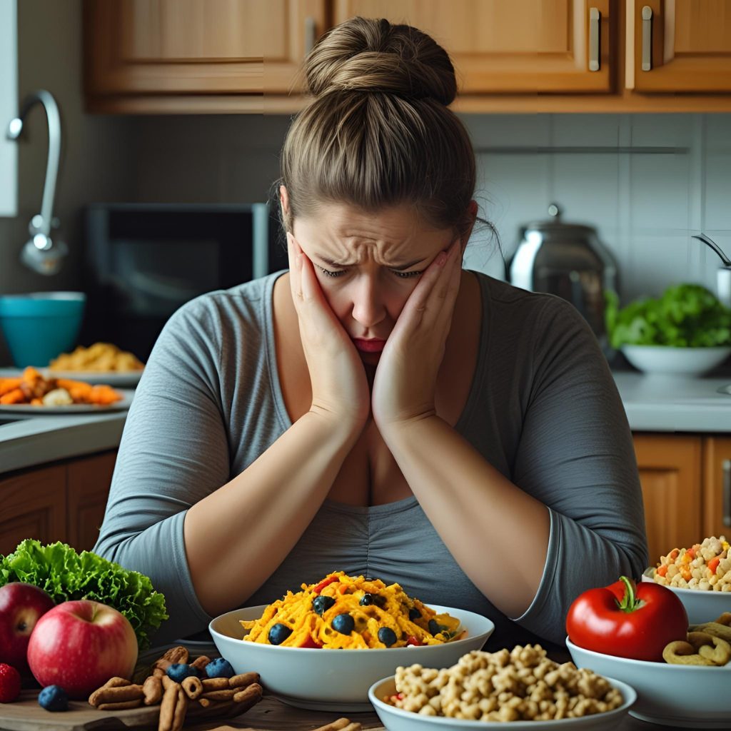 comportement alimentaire dérégulé chez une femme atteinte de lipoedème qui ne sait plus quoi manger