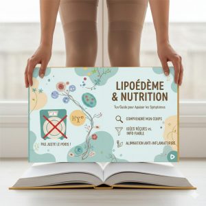 Illustration du lipœdème et de l’inflammation expliquant pourquoi un ebook lipoedème et nutrition est indispensable